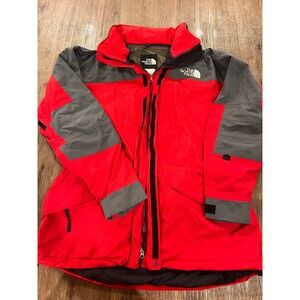 The North Face Kilimanjaro Jacket Mens XL Red Grey Gore-Tex Parka 189011 S06 NWT